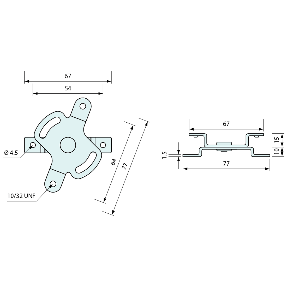 3535 - #3535 Cable Reversal Unit 77mm