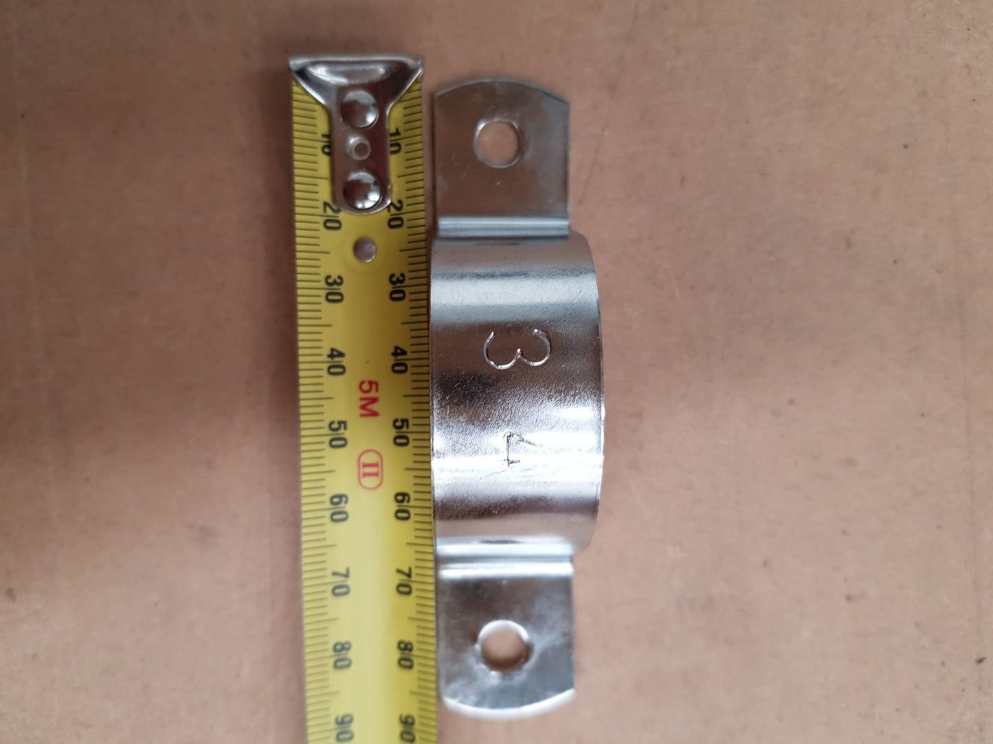 - #55943 34mm Tube Saddle - 316 Stainless Steel