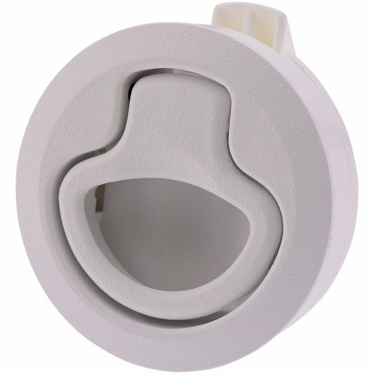 10700 - #10700 Flush Slam Latch White Non Locking