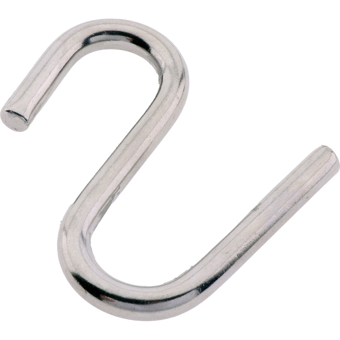 #10872 S Hook 8mm 316 Stainless Steel