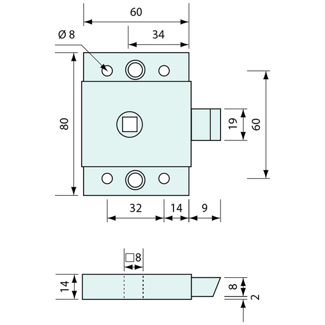 10935 - #10935 Slam Latch Nose Down