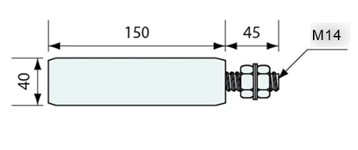 55587 - #55587 TOP GATE ROLLER M14