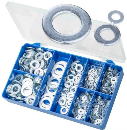 HAK07 - Flat Washers Heavy Duty Zinc Plated Qty 500