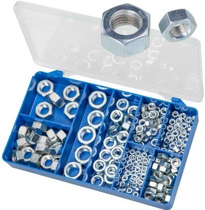 HAK12 - Din 934 Hex Nuts Zinc Plated Qty 200